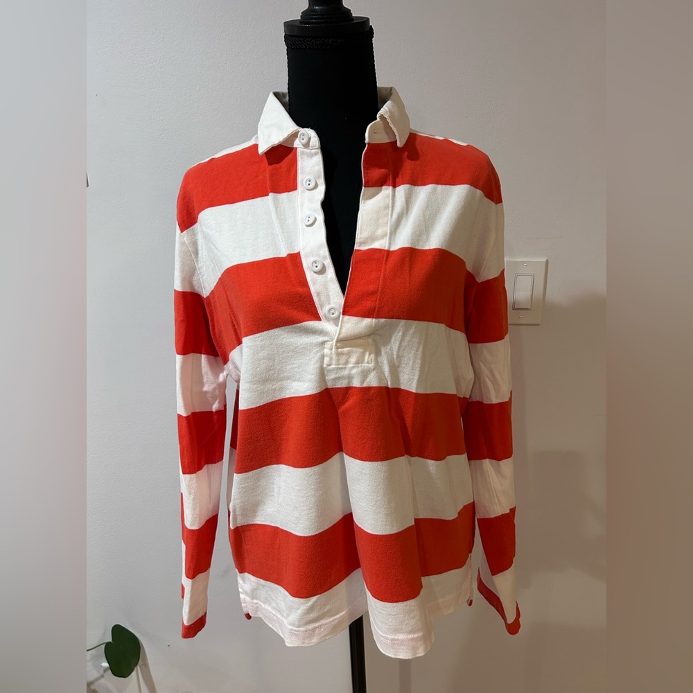 J Crew Rugby Cotton Shirt size medium